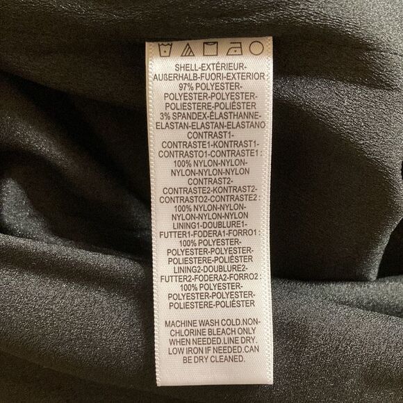 Dress the Population Black Sylvia Dress Sequinned Structured Bodice Cocktail XXL - Picture 13 of 15